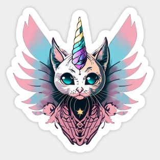 Unicorn Kitten Sticker